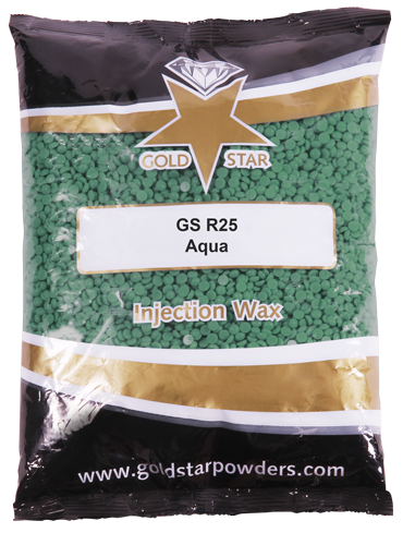 Image of wax bag labelled GS r25